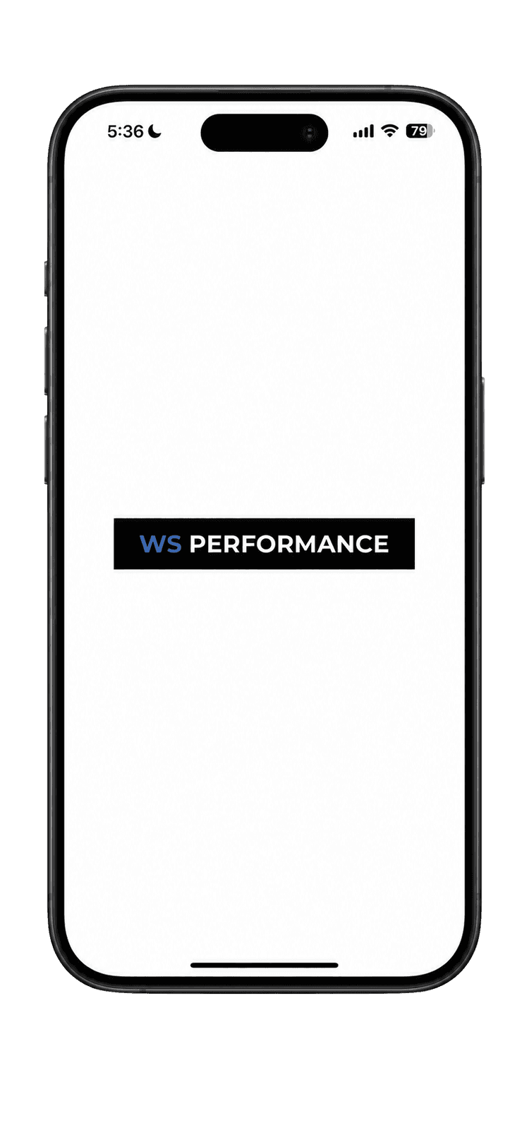 WS Performance coaching app preview